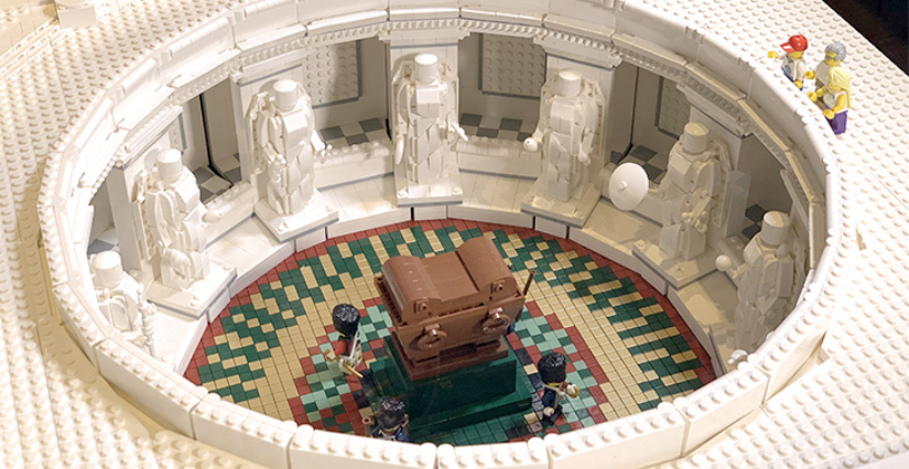 Un espace créatif - Exposition LEGO « L'Histoire en briques aux Invalides »