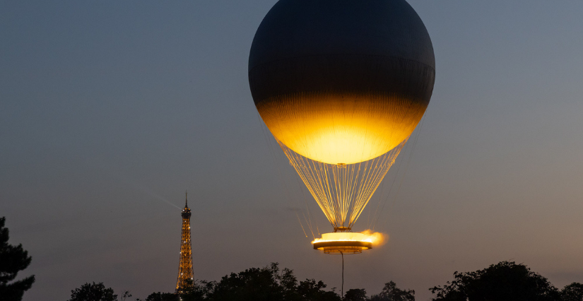 Voir la vasque olympique aux Tuileries, en famille