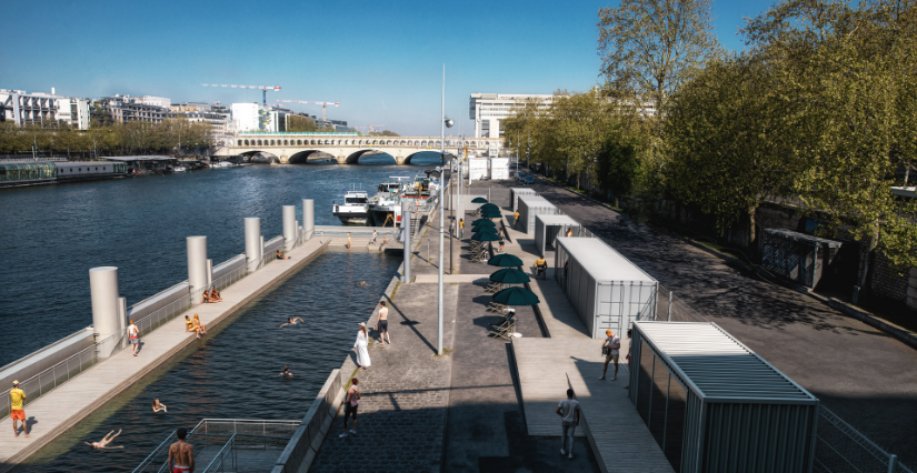Site de baignade de Bercy : Paris en Seine avec les enfants