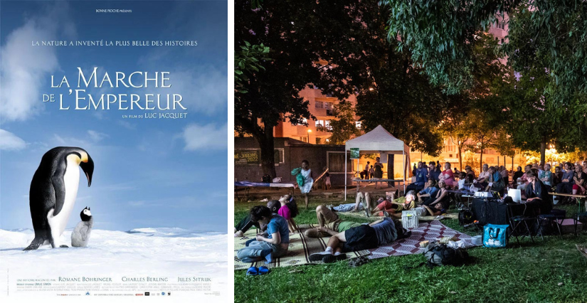 Cinéma plein air "La Marche de l’Empereur", Festival Ciné-Jardins 2024