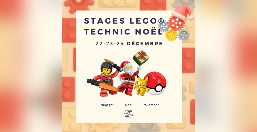 Stages LEGO® technic de Noël à l'espace Yuzu, Paris 15e