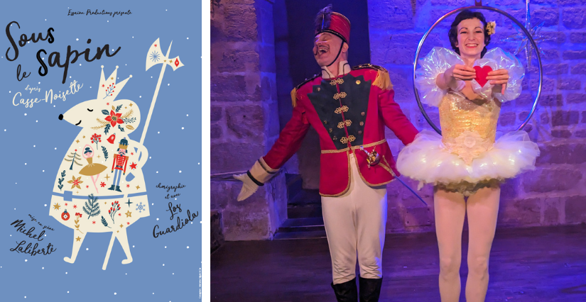 Spectacle musical "Sous le Sapin, d'après Casse-Noisette", en famille au Théâtre Essaïon, Paris 4ᵉ