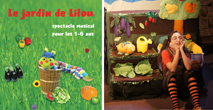Spectacle musical "Le jardin de Lilou" pour les petits au Théâtre Aktéon, Paris 11ᵉ