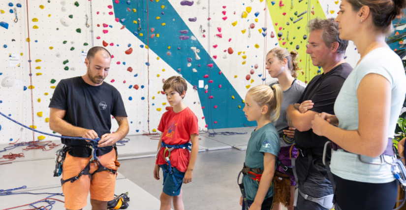 Cours d'escalade en famille chez Climb Up Paris, Porte d'Italie, 13e