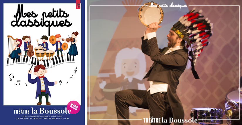 Spectacle "Mes petits classiques", dès 4 ans au Théâtre de la Boussole, Paris 10ᵉ