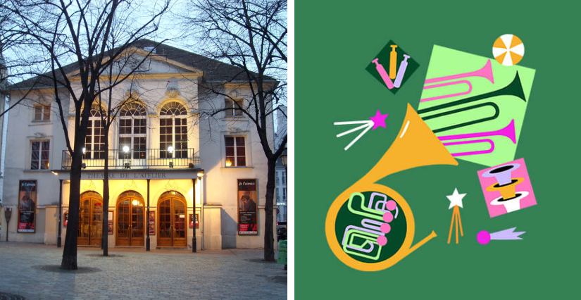 Bébé Concerts pour les 0-5 ans, au Théâtre de l'Atelier, Paris 18e