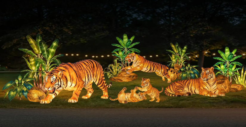Festival des Lanternes "Nuits Indiennes" au Jardin d'Acclimatation, Paris 16e