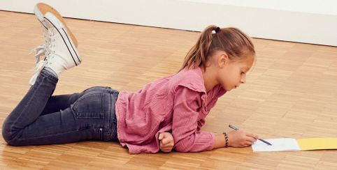 La visite dessinée en famille au Centre Pompidou