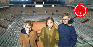 REPORTAGE : les kidireporters visitent les coulisses de Roland-Garros ! 
