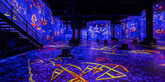 Exposition immersive en famille "Paul Klee" à l'Atelier des Lumières, Paris 11ᵉ