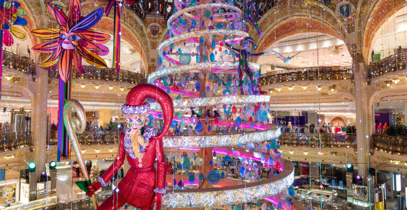 Noël avec les enfants aux Galeries Lafayette