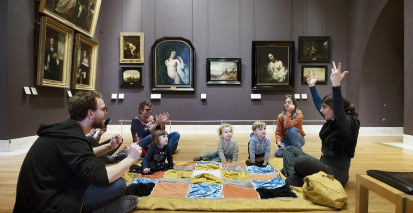 "La visite des tout-petits : Le voyage de papillon !" au Musée du Louvre