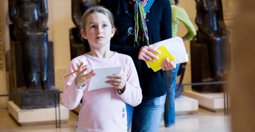 Atelier en famille "Carnet de voyage au Louvre" au Musée du Louvre à Paris 1er