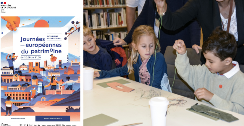 Atelier "Apprends à travailler le cuir" pour les journées du Patrimoine au Musée de l'Armée, Paris 7e