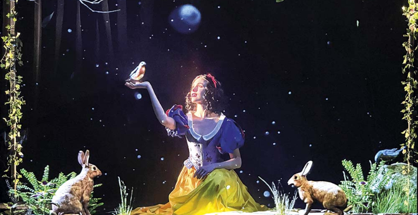 Spectacle musical "Blanche-neige et les sept nains" au théâtre Gaité Montparnasse, Paris 14e