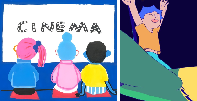 Little ciné "Dans les airs! On vole!", gratuit, en famille à Little Villette, Paris 19ᵉ