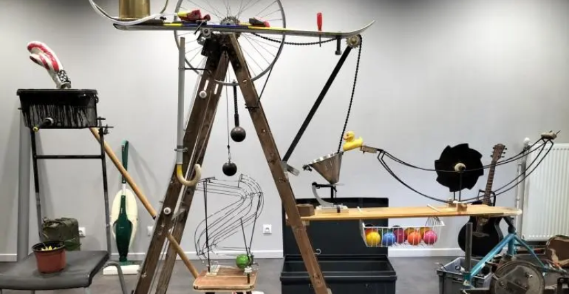 Animation "Les Fabricateurs : La machine loufoque de Goldberg" au Musée des Arts et Métiers à Paris 3ᵉ