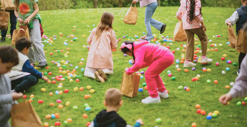 Grande chasse aux oeufs de Pâques au Jardin d'Acclimatation