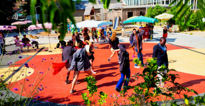 La Grande Fête de Printemps à la Galerie et sur la Parcelle, Paris 19ᵉ