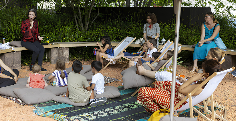 Jardin d'été : "Le jardin des contes du dimanche" au musée du quai Branly - Jacques Chirac, Paris 7e