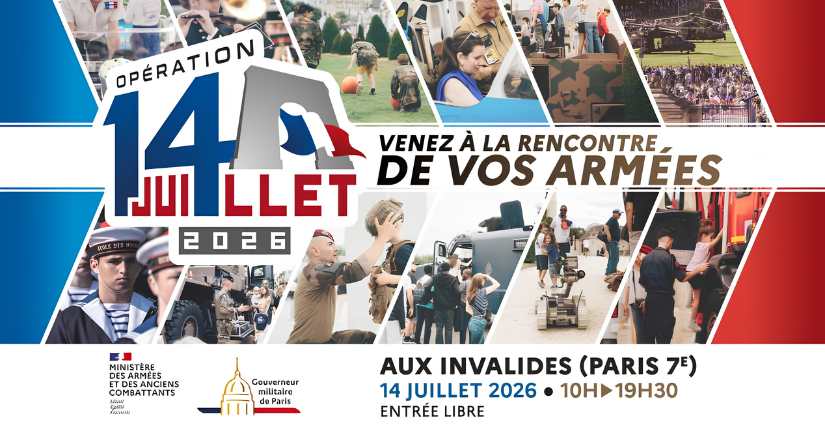 Évènement "Les Français à la rencontre de leurs armées 2026" sur l'esplanade des invalides, à Paris 7e