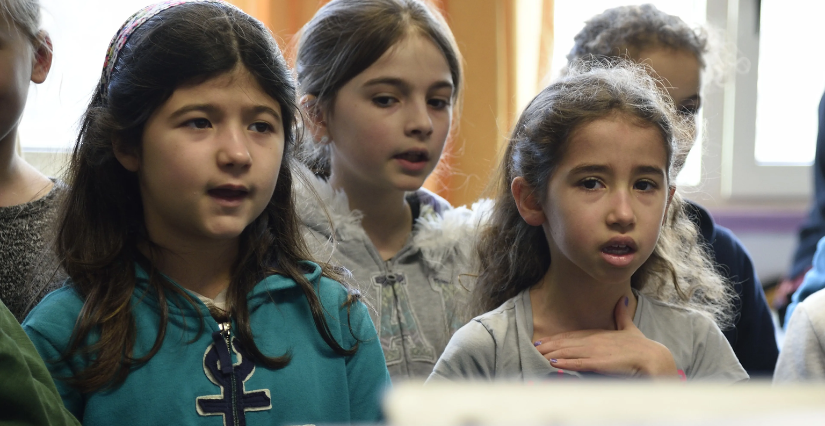 Atelier musical "Chansons et comptines" à la Maison de la Radio, Paris 16e