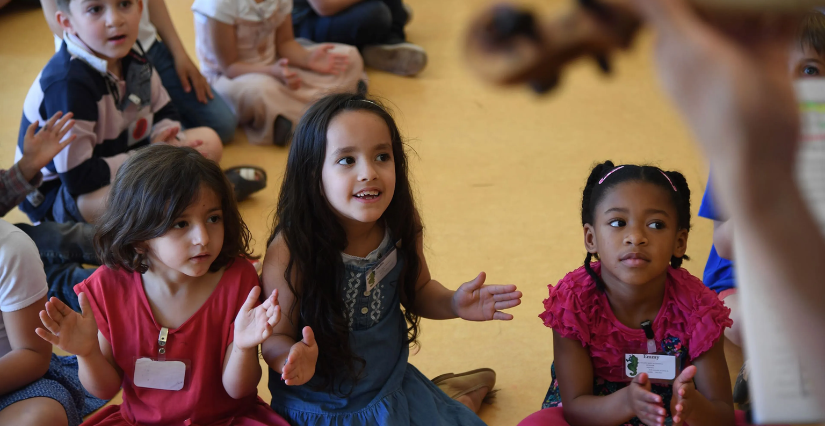 Atelier musical "Les fabuleuses histoires du doudou de France Inter" à la Maison de la Radio, Paris 16e