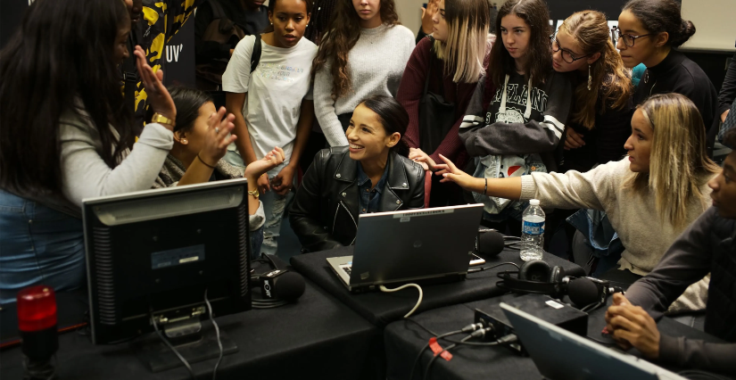 Atelier "ON AIR" avec les ados à la Maison de la Radio, Paris 16e
