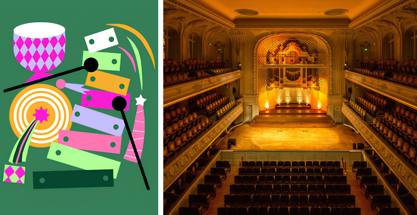 Bébé Concerts pour les 0-5 ans, à la Salle Gaveau, Paris 8e