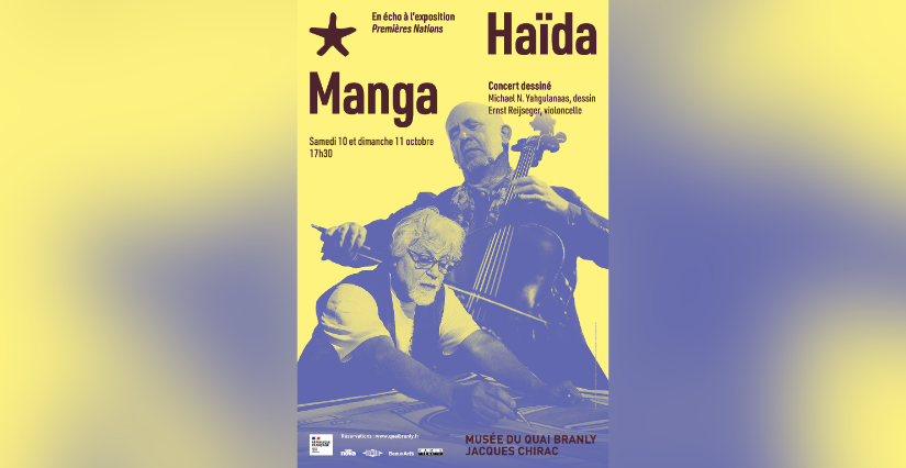 Concert dessiné "Haida Manga" au musée du quai Branly - Jacques Chirac, Paris 7e