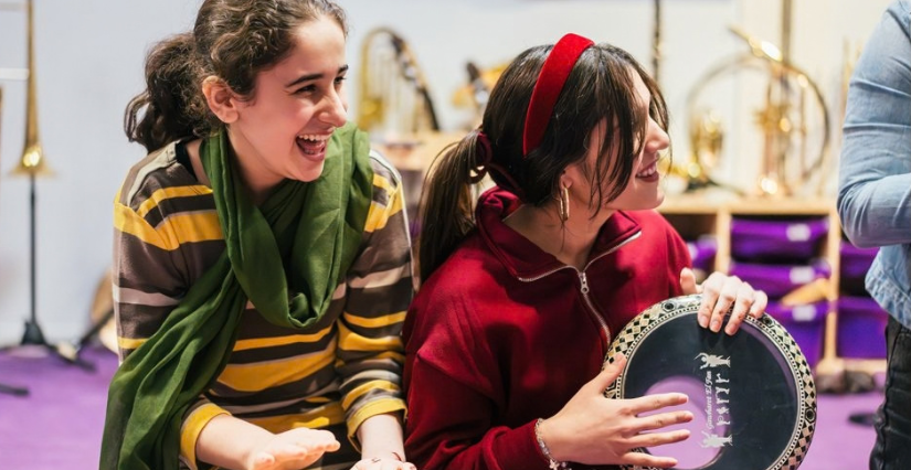 Atelier exposition "Oriental connection" au Musée de la musique de Paris 19e