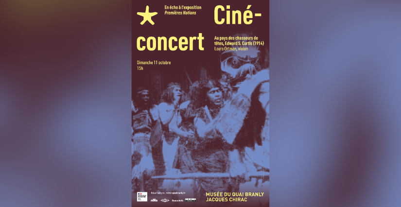 Ciné-concert "Au pays des chasseurs de têtes" au musée du quai Branly - Jacques Chirac, Paris 7e