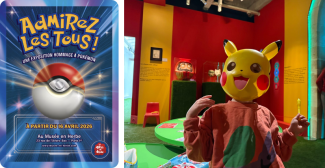 Exposition "Pokémon, admirez-les tous !", en famille au Musée en Herbe, Paris 1er